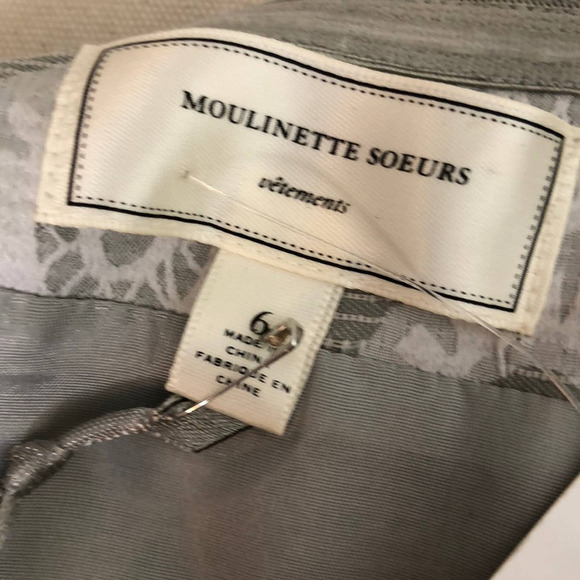 NWT Anthropologie one shoulder brocade dress SZ 6 - Picture 6 of 7